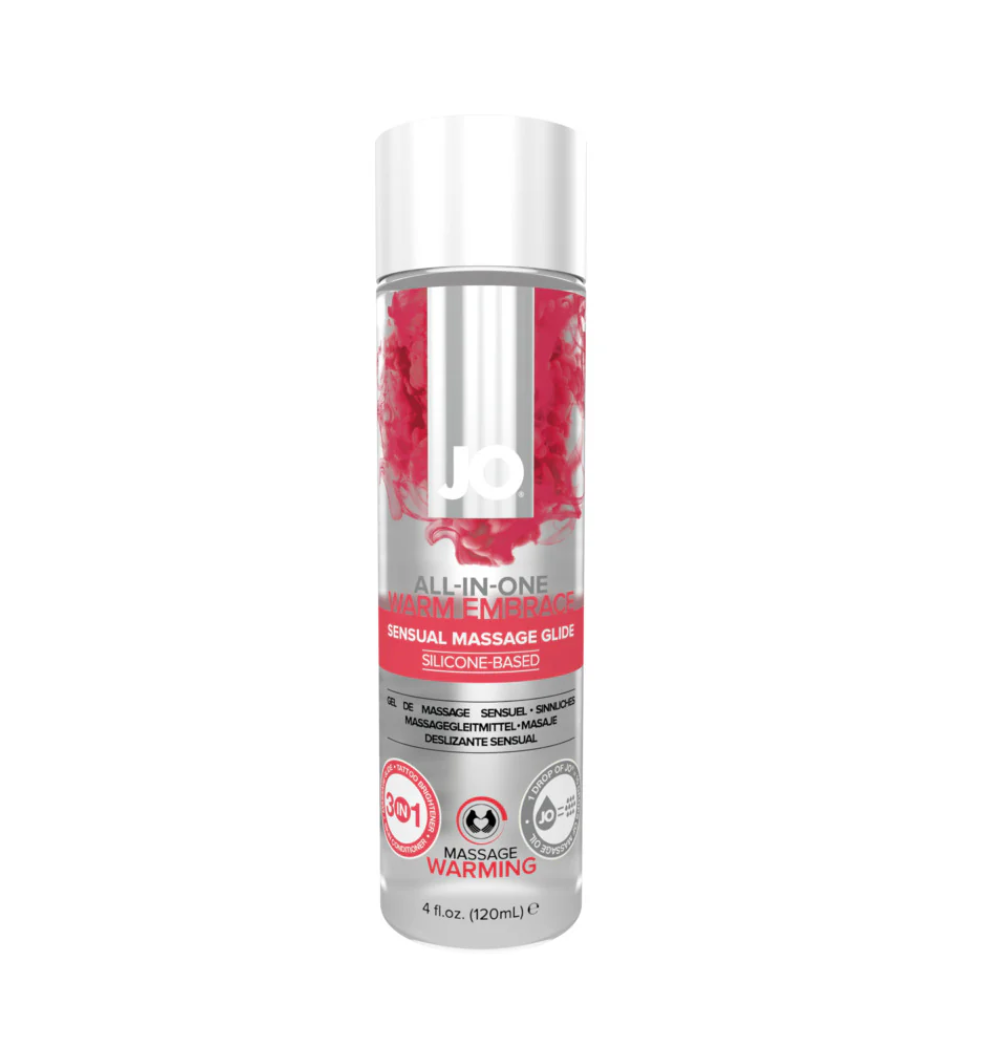 JO All-In-One Sensual Massage Glide Warming 4 oz.