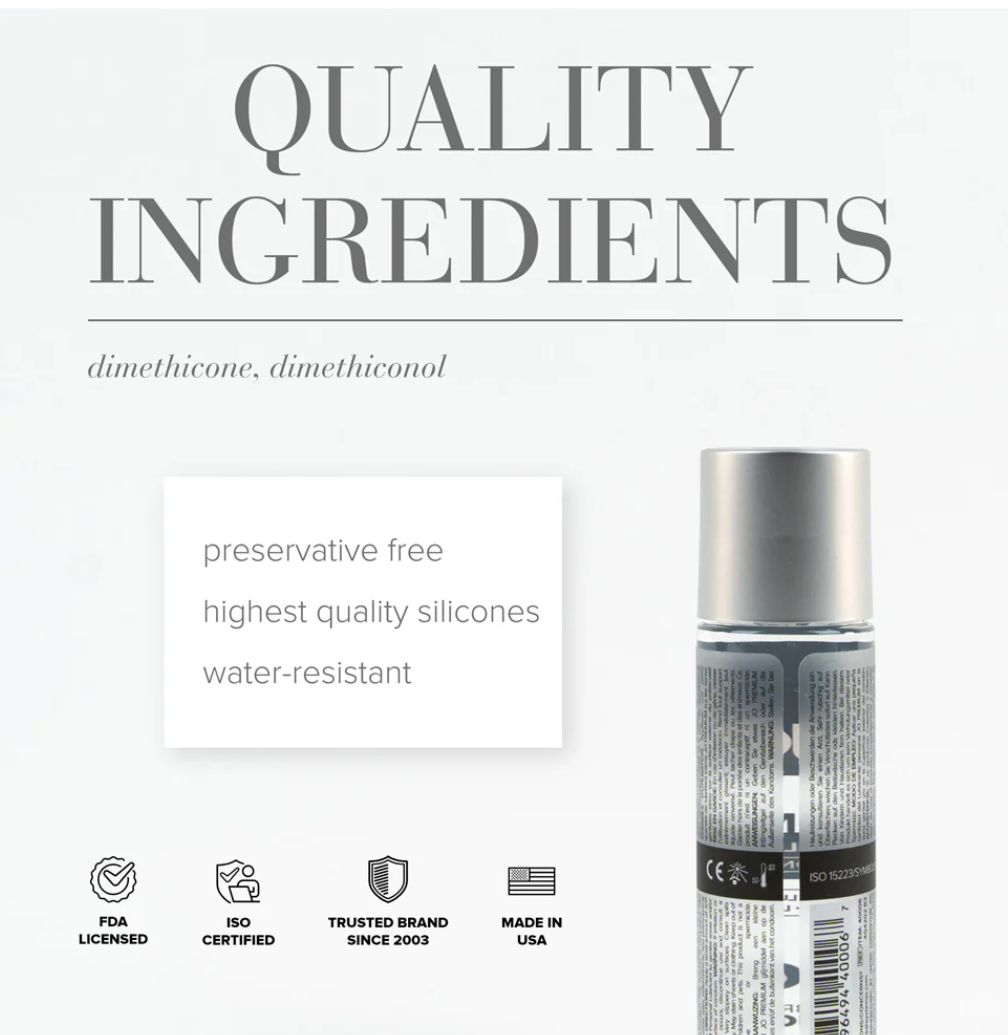 JO Premium Original Silicone-Based Lubricant 2 oz.