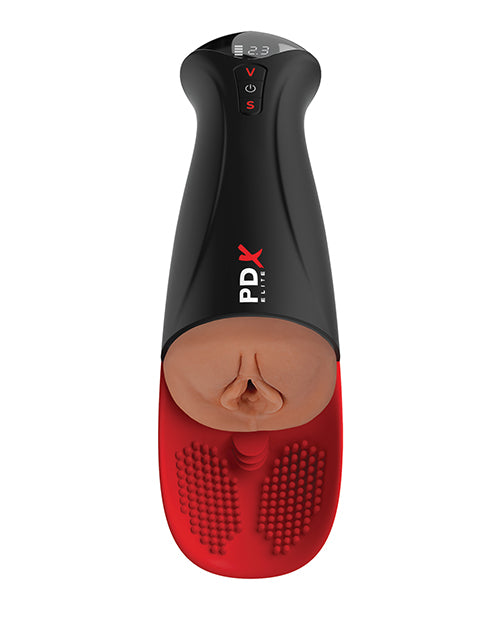 PDX Elite Fuck-O-Matic  Pro XL Pussy Stroker - Brown