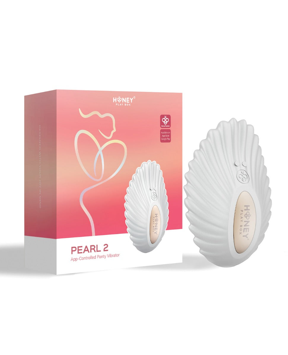 Pearl 2 App-Controlled Panty Vibrator - White